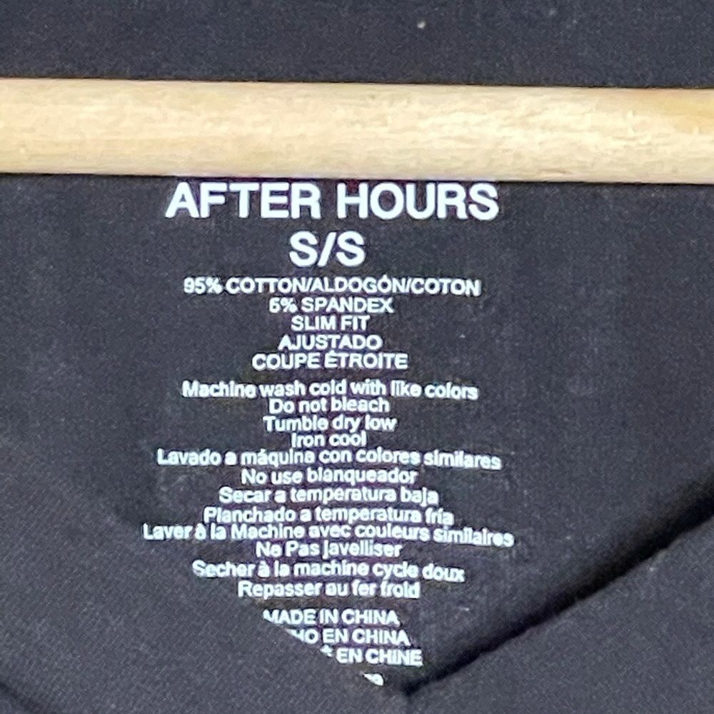 Jared Lang SS V Neck After Hours T-Shirt Size SM - Picture 4 of 5